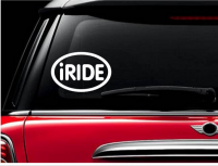 iRIDE i RIDE cycle Cycling Bicycle Cyclist Bike Decal